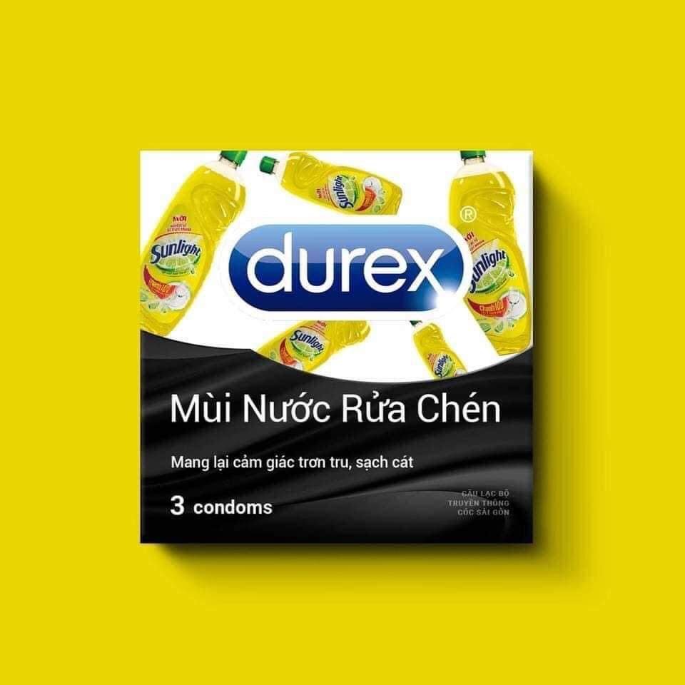 Bao Cao Su Durex Mùi Nước Rửa Chén