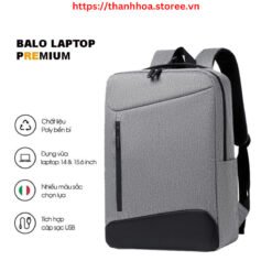 Balo Laptop Thời Trang Haras Premium HR317 Màu Xám - Thanh Hoa Mall
